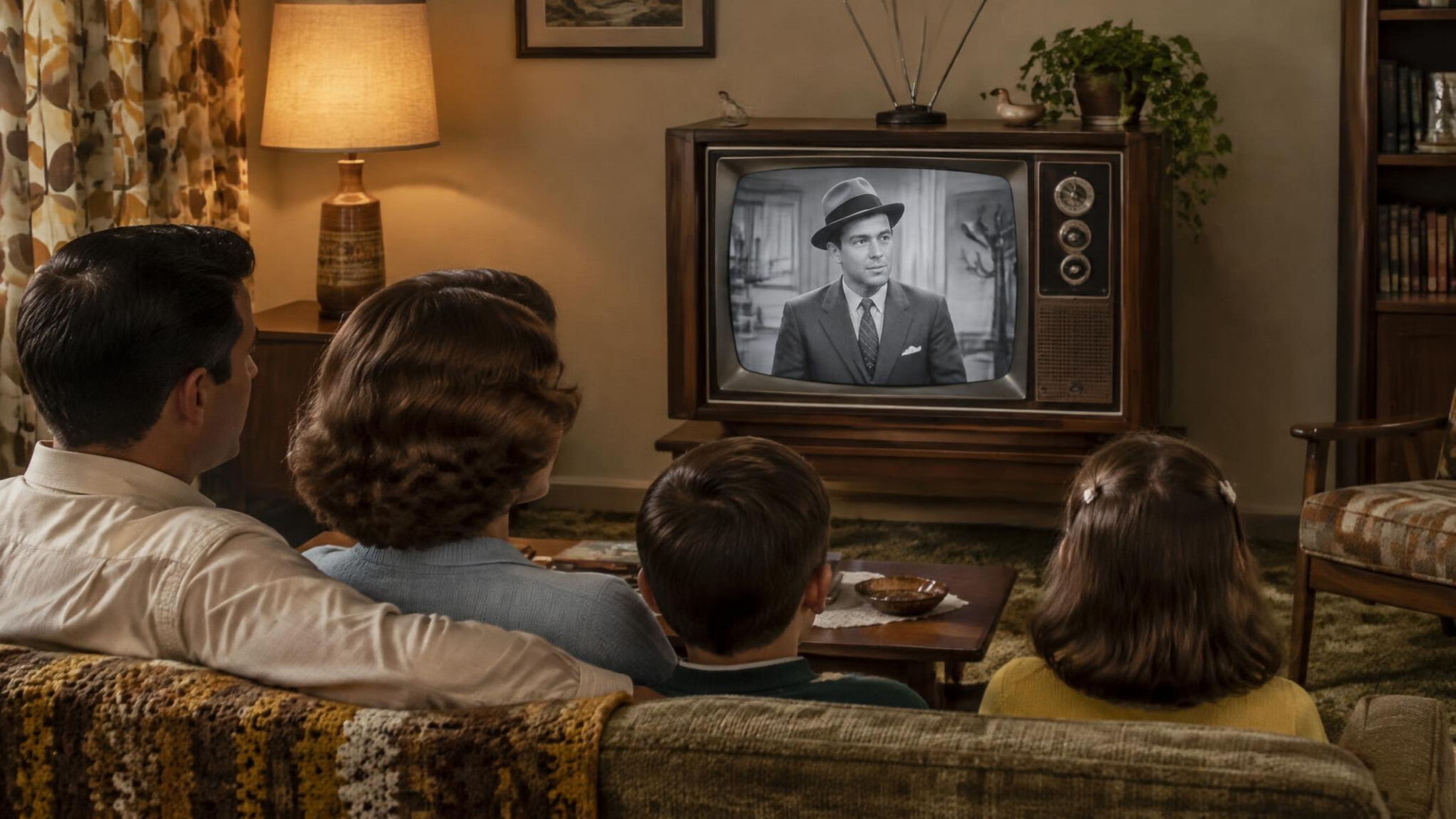 vintage television set
