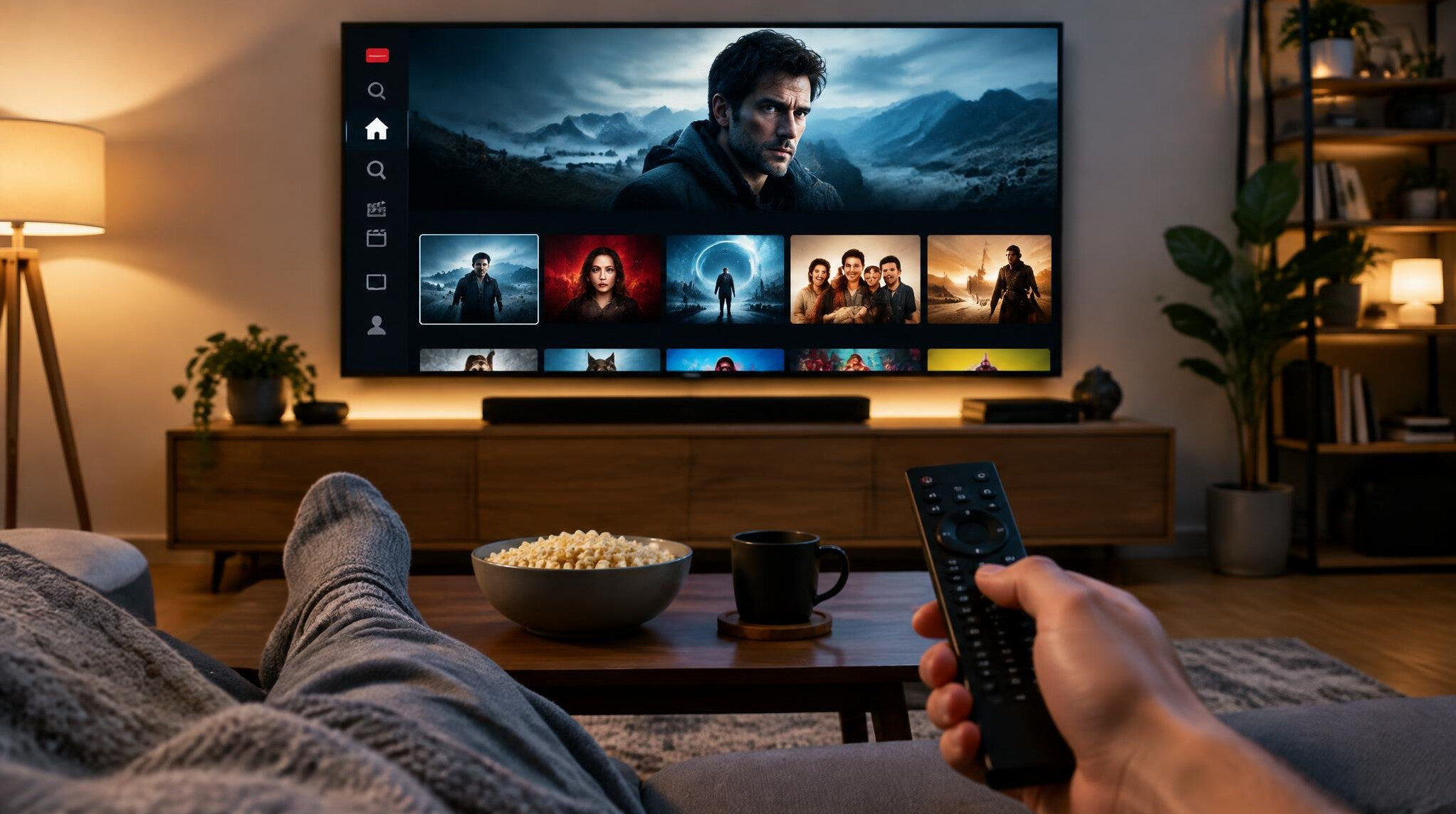 modern streaming on tv